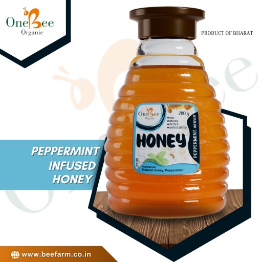 ORGANIC PEPPERMINT INFUSED HONEY